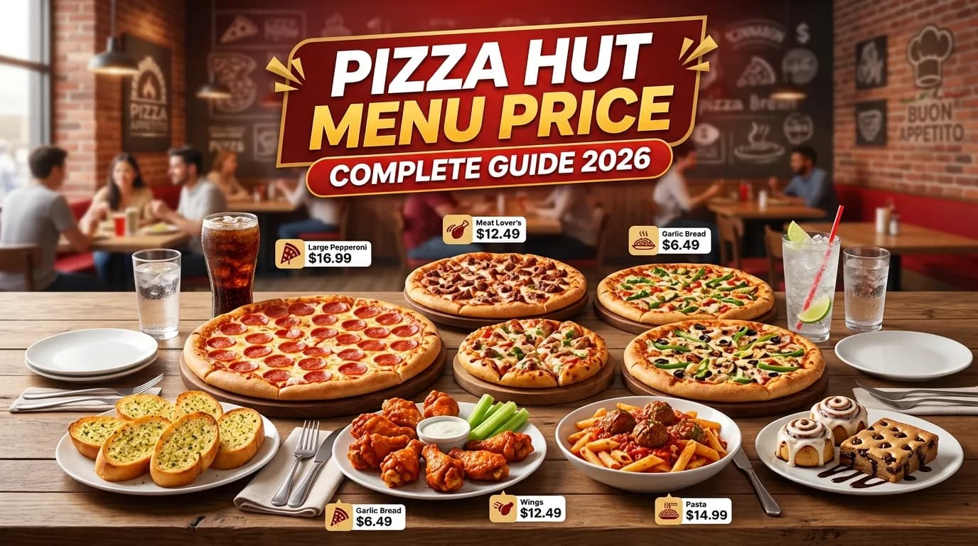 Pizza Hut Menu Price Complete Guide 2026