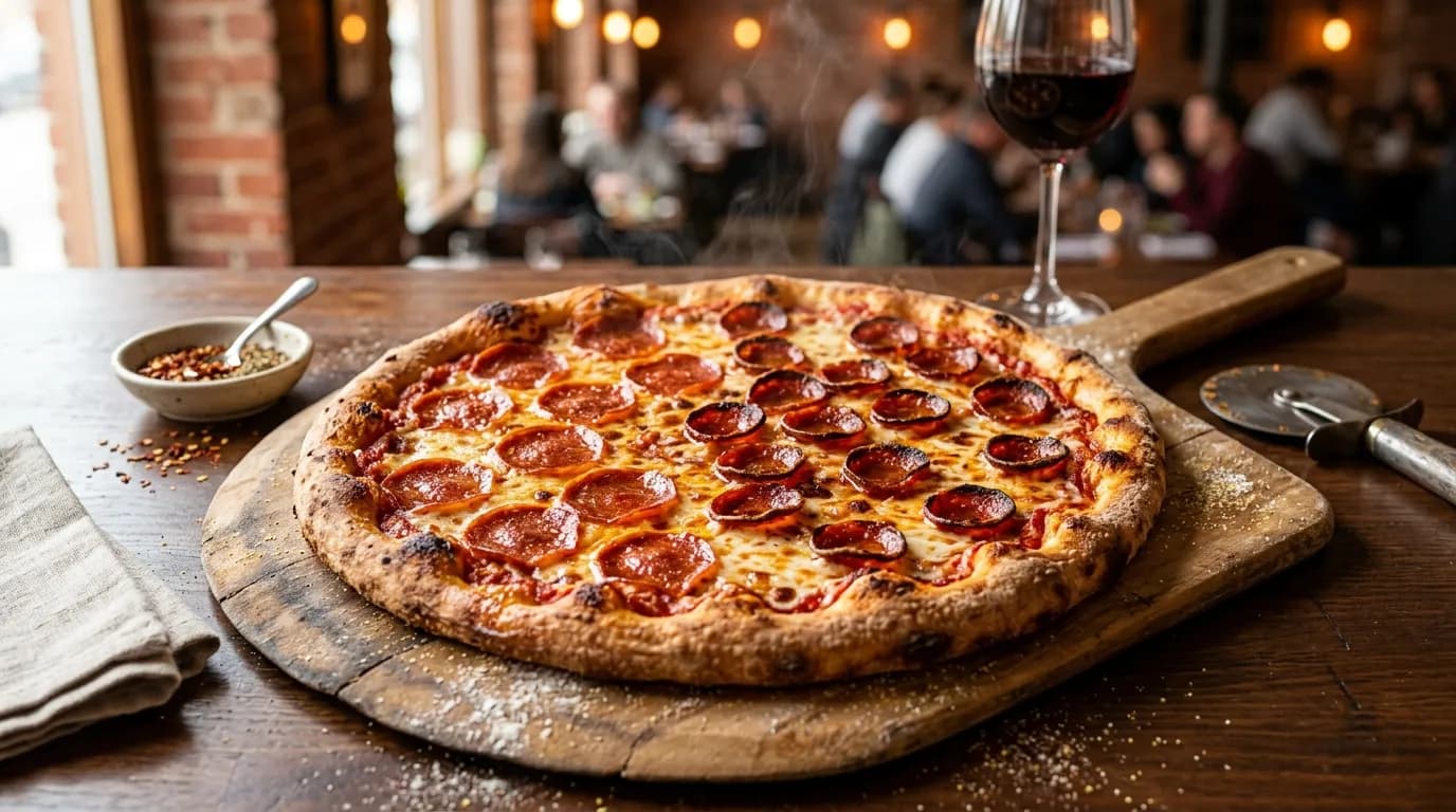 12″ Medium Handcrafted Pepperoni Duo