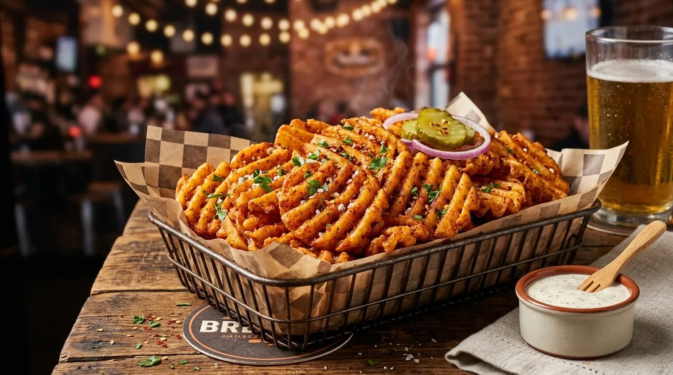 Nashville Hot Waffle Fries